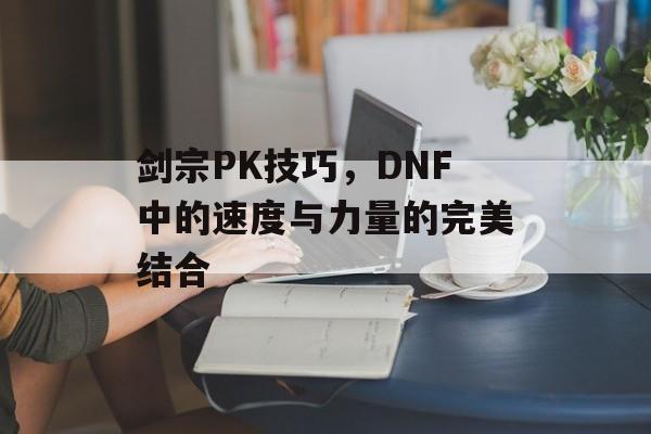 剑宗PK技巧，DNF中的速度与力量的完美结合