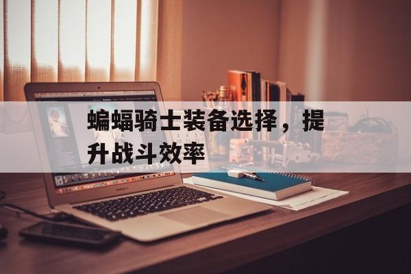 蝙蝠骑士装备选择，提升战斗效率