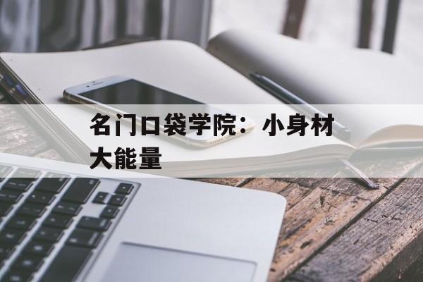 名门口袋学院：小身材大能量