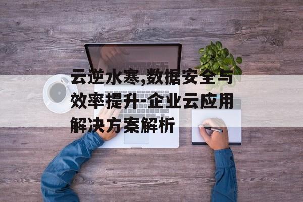云逆水寒,数据安全与效率提升-企业云应用解决方案解析