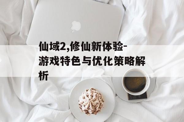 仙域2,修仙新体验-游戏特色与优化策略解析