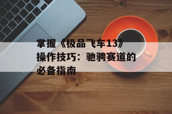 掌握《极品飞车13》操作技巧：驰骋赛道的必备指南