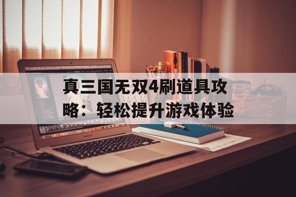 真三国无双4刷道具攻略：轻松提升游戏体验
