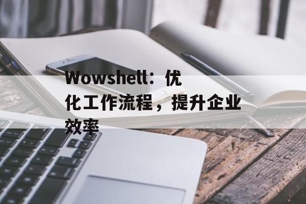 Wowshell：优化工作流程，提升企业效率