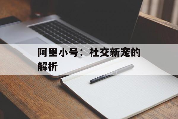 阿里小号：社交新宠的解析