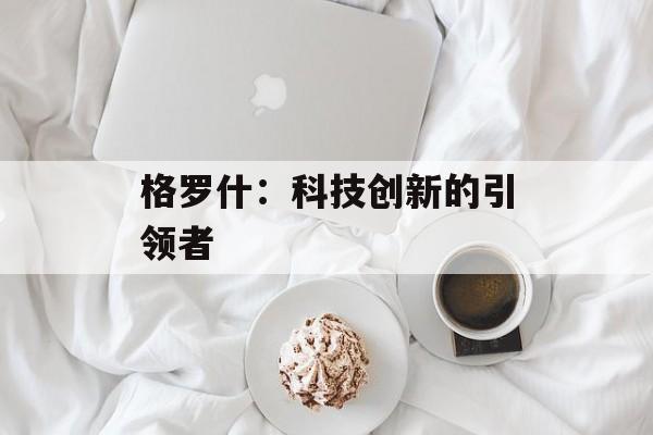 格罗什：科技创新的引领者