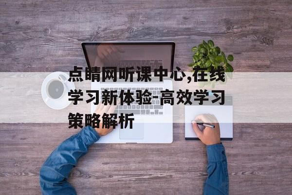 点睛网听课中心,在线学习新体验-高效学习策略解析
