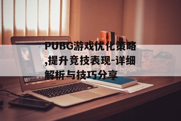 PUBG游戏优化策略,提升竞技表现-详细解析与技巧分享