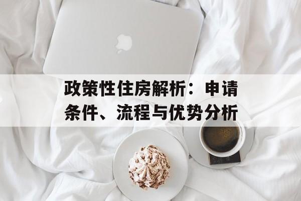 政策性住房解析：申请条件、流程与优势分析