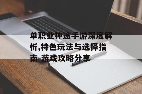 单职业神途手游深度解析,特色玩法与选择指南-游戏攻略分享