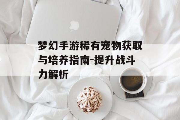 梦幻手游稀有宠物获取与培养指南-提升战斗力解析